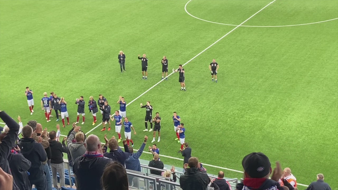 Slik hyller man en tomålsscorer